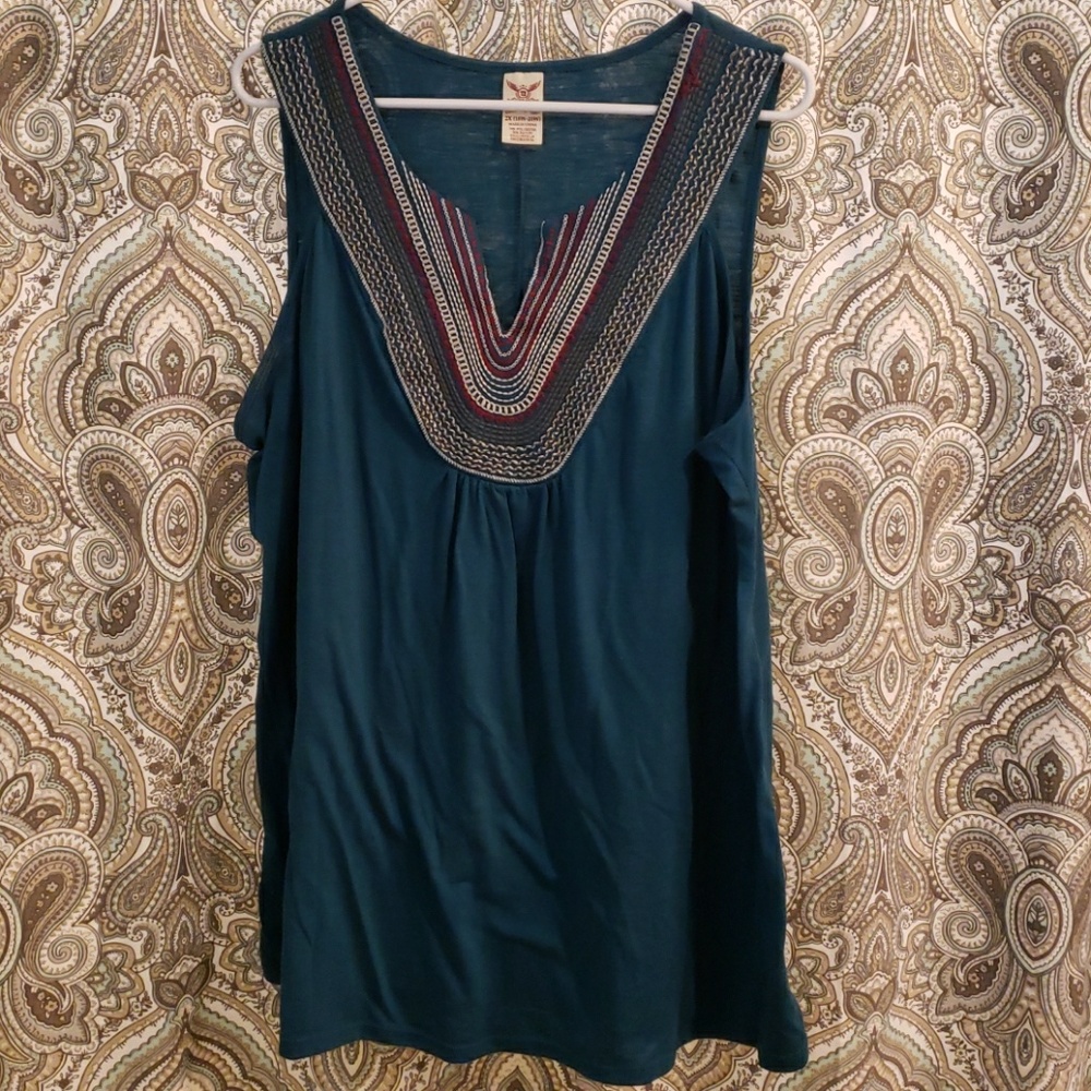 B2G1 Gorgeous Teal Tank 2X